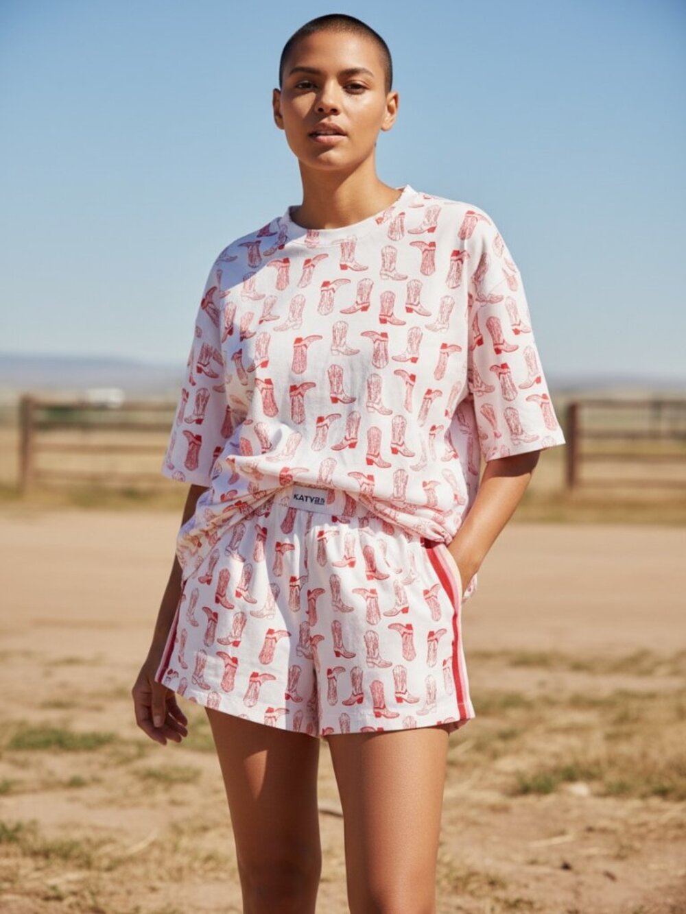 Katydid Women’s Western Design Shorts